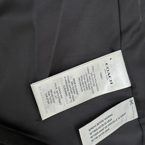 COACH Riley Plaid Short Trench Coat NWT Wmns XS RARE FIND! - Picture 7 of 7